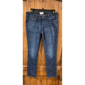 Aeropostale Bayla Skinny Denim Jeans Womens 7/8 Blue Stone Wash Stretch Career